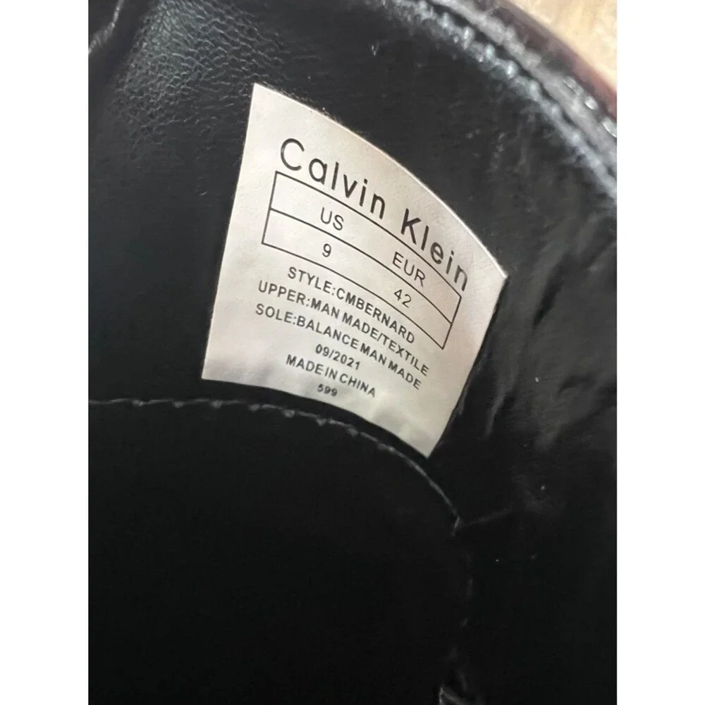Calvin Klein Men's Black Bernard Tuxedo Shoes